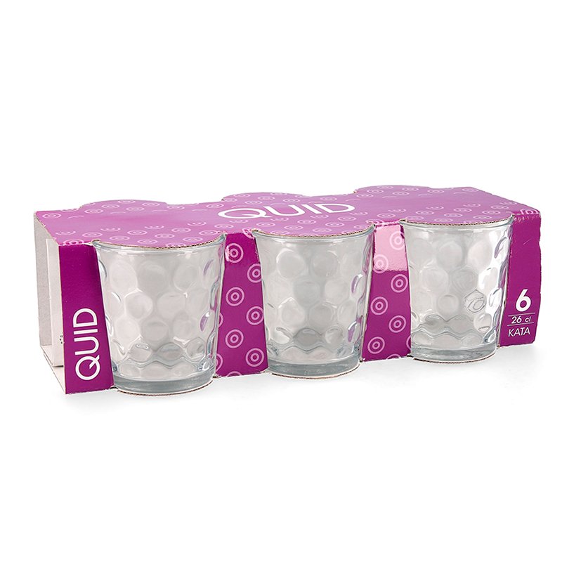 VASO KATA QD 26 CL JUEGO 6 Unidades Arc 8X8 4 Cm cristalería mesa - Imagen 3