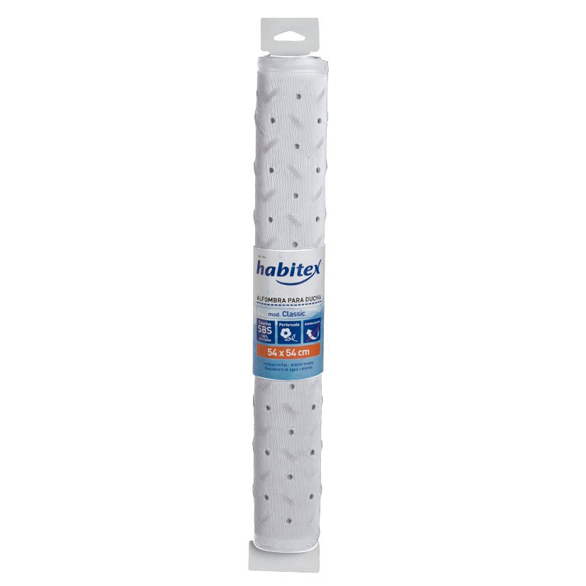 Alfombra Bañera Classic 36X97 CM Blanca Habitex 36X97 CM Blanco baño antideslizante - Imagen 2