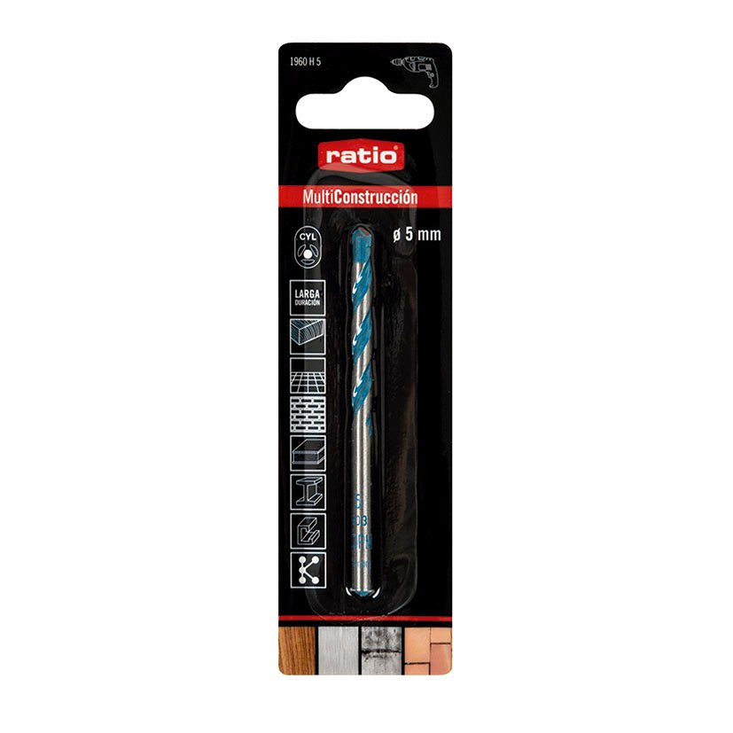 BROCA Multiconstruction 5 MM RATIO PRO 5 MM 5X50X85 Mm Mate - Imagen 2