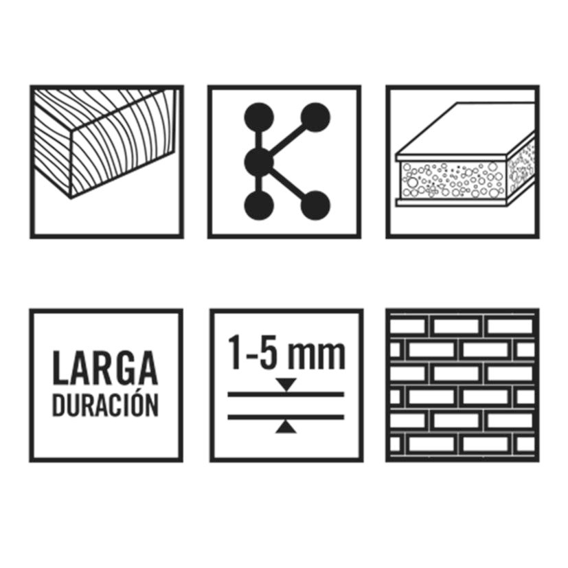 BROCA Multiconstruction 8 MM RATIO PRO 8 MM 8X80X120 Mm Mate - Imagen 3