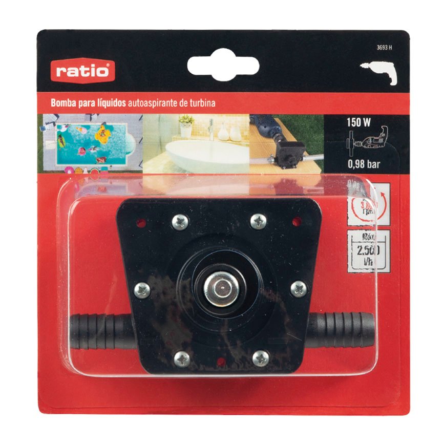 BOMBA Auto-cebante 1/2"-2500 L/H -3000 RPM RATIO 2500 L trasvase - Imagen 3