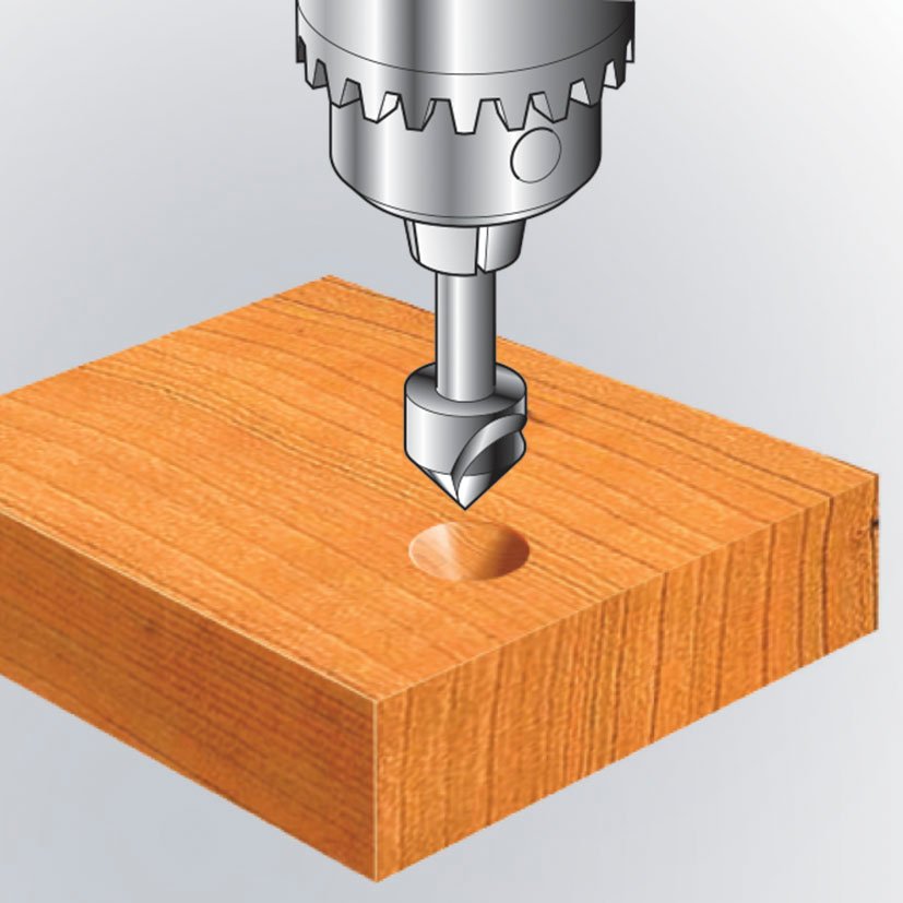 FRESA Avellanadora Ø12 MM para Madera RATIO - Imagen 2