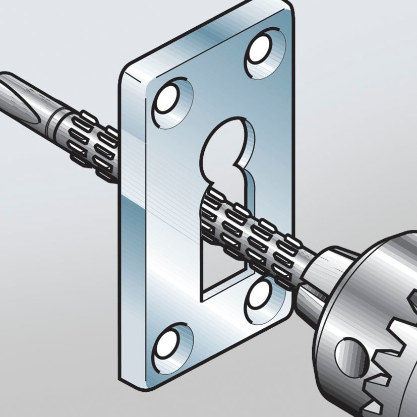 Broca-raspa para Madera/hierro Ø6X85 MM RATIO fresa - Imagen 3