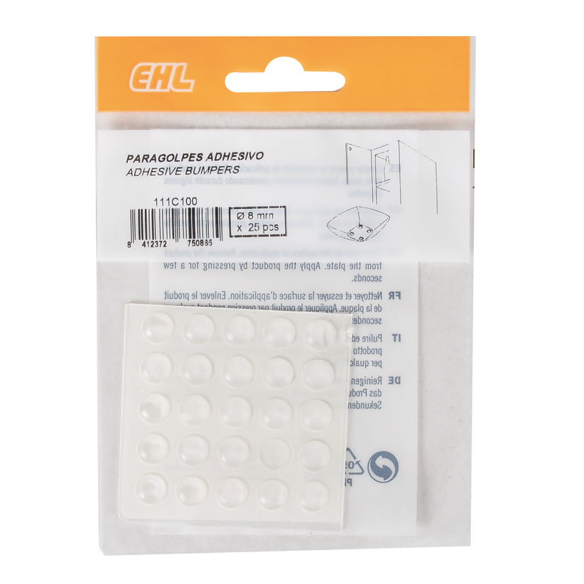 Fieltro Marrón 12 UDS Ø 18 MM EHL deslizant antideslizant antideslizante - Imagen 2