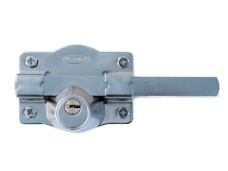 Cerrojo 1203 LLAVE 105 MM Niquelado Ilargi 105 MM puerta de madera - Imagen 3