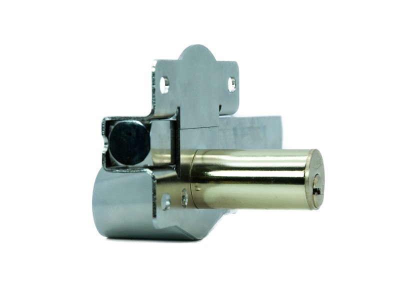 Cerrojo 1203 LLAVE 105 MM Niquelado Ilargi 105 MM puerta de madera - Imagen 4
