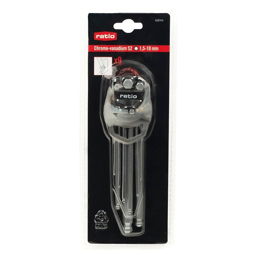 Llaves ALLEN PUNTA BOLA Juego 9 RATIO 10 Mm vaso - Imagen 5