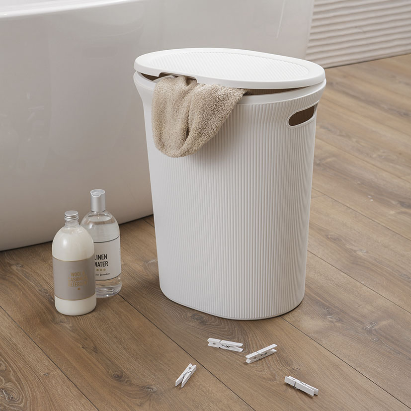 CESTA Ordenacion Baobab S 1,5 L TATAY 1,5 L 5X16 Blanco caja decorativa - Imagen 3