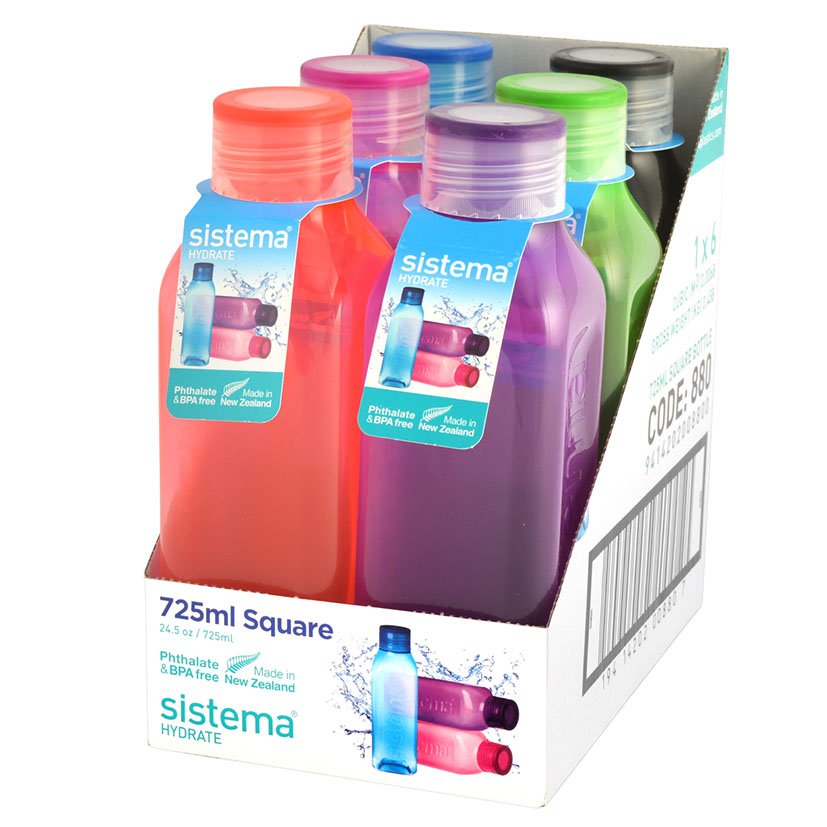 Botella PP Square 0,72 LT PENGO 720 Ml termo - Imagen 3