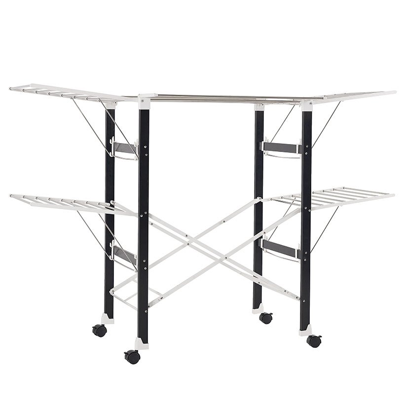 Tendedero PLEG Inox/abs C/ruedas Habitex 174X83X110 Cm 52X10X110 Cm - Imagen 4