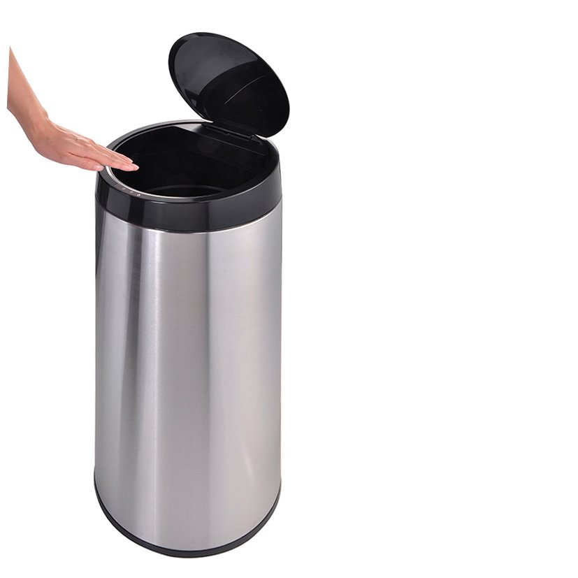 CUBO Basura Sensor AUTOM 30 L Habitex 30 L 29X68 Cm Negro pedal - Imagen 2