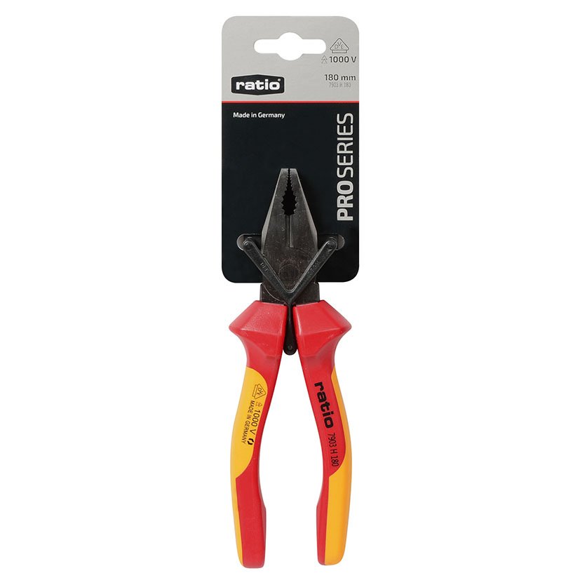 Alicate Universal 180 MM VDE RATIO PRO RATIO Proseries 180 MM alicat tenaza - Imagen 2