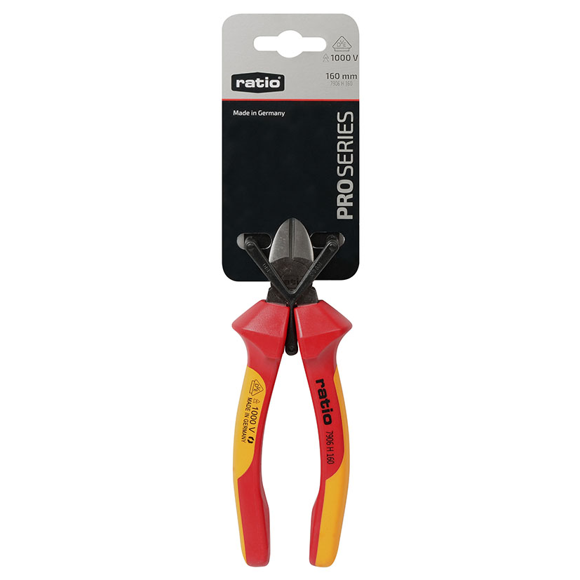 Alicate CORTE DIAG 160 MM VDE RATIO PRO RATIO Proseries 160 MM alicat tenaza - Imagen 2