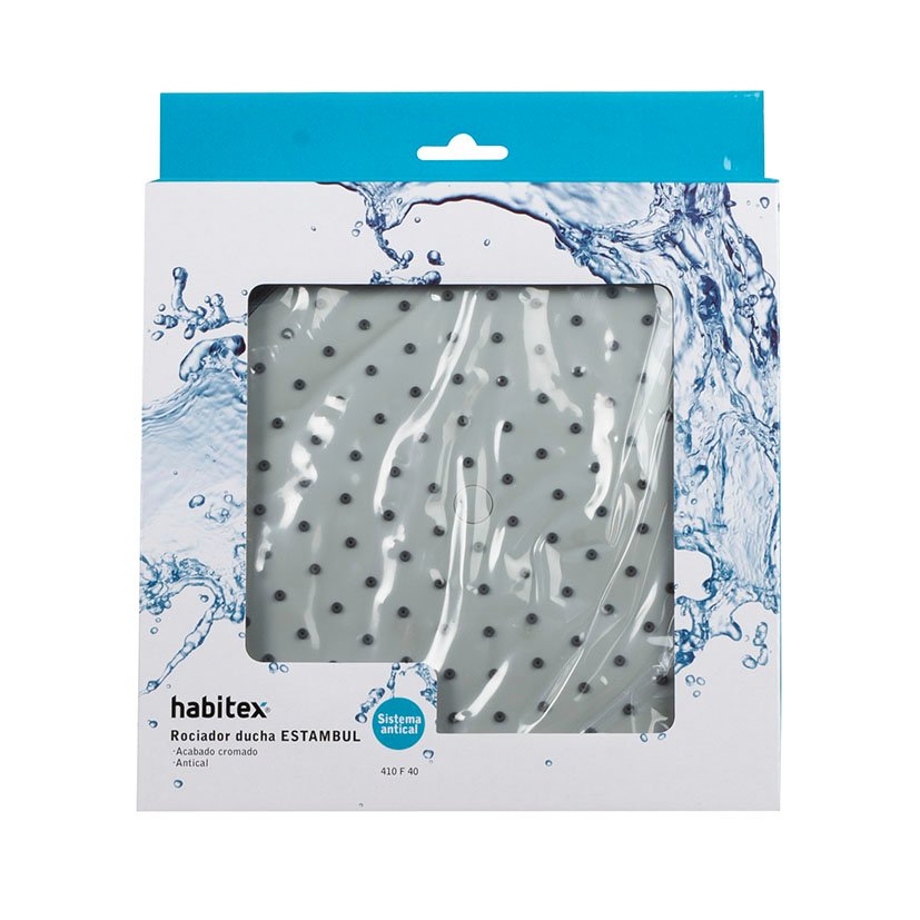 Rociador DUCHA Estambul 23 CM Habitex Gris mango - Imagen 3