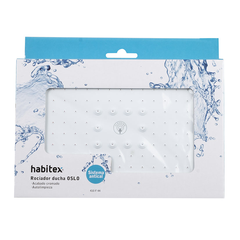 Rociador DUCHA OSLO 27X18 CM Habitex Blanco mango - Imagen 3