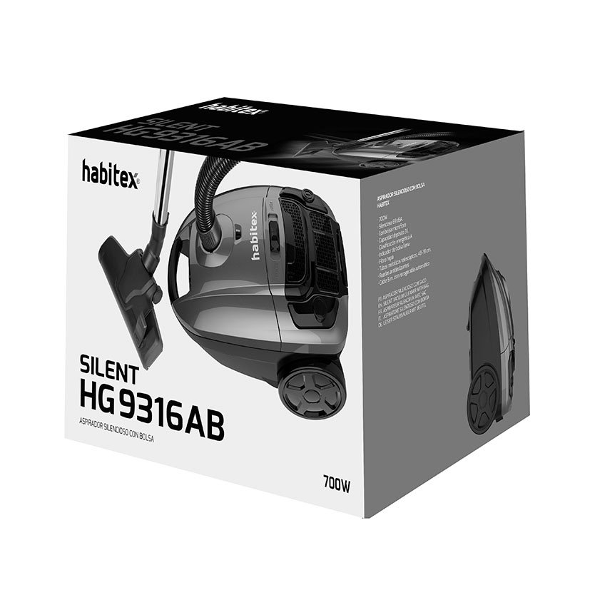 Aspirador BSA 3 L Silent HG9316 AB Habitex 3 L 700 W - Imagen 7