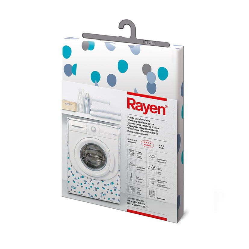 FUNDA Lavadora Frontal Estamp RAYEN 60X60X84 Cm - Imagen 3