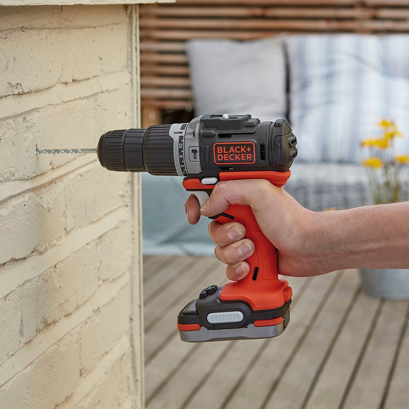 Taladro Atornill PERC BDCHD12S1-XJ 12 V Black&decker 12 V atornillador batería - Imagen 2