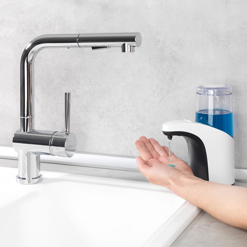 Dispensador JABON C/sensor Butler 300 ML Wenko 300 ML Blanco baño - Imagen 4