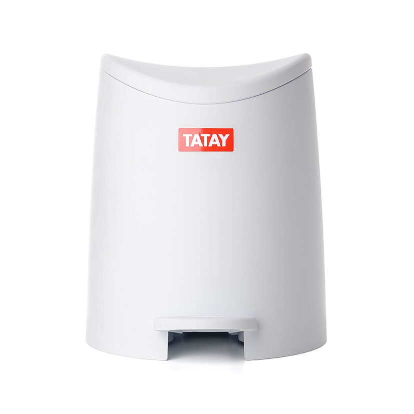 CUBO Baño 3 LTS Blanco TATAY 5X21 5X29 Cm sanitario - Imagen 2