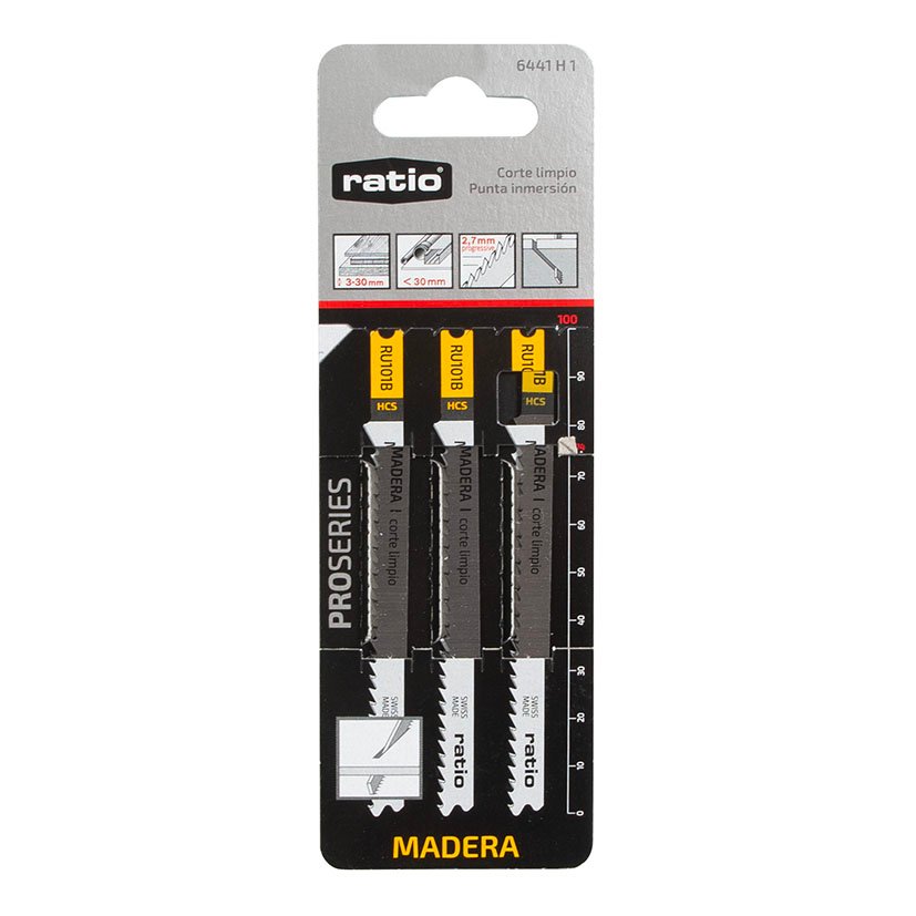 Sierra CALAR RATIO para B&d Juego 3 RATIO Proseries 30 Mm 100 Mm - Imagen 3
