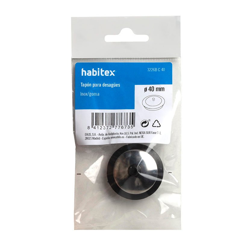 TAPON Lavabo DIAM 40 MM Habitex 40 MM desag - Imagen 2