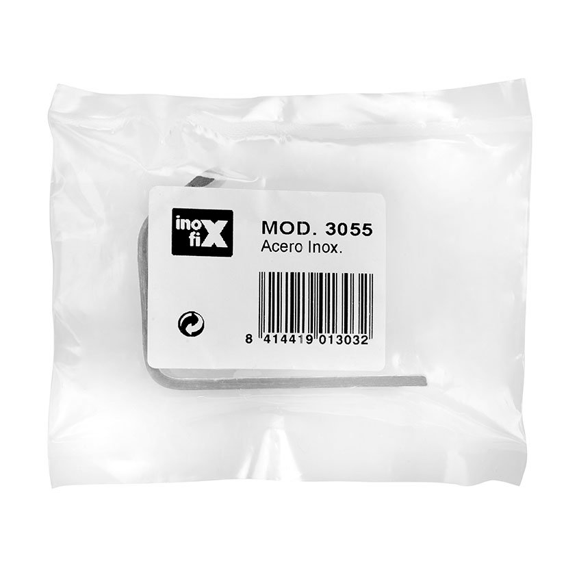 Percha Metalica A INOX 1 Unid Inofix 20X49X59 Mm perchero colgador - Imagen 2