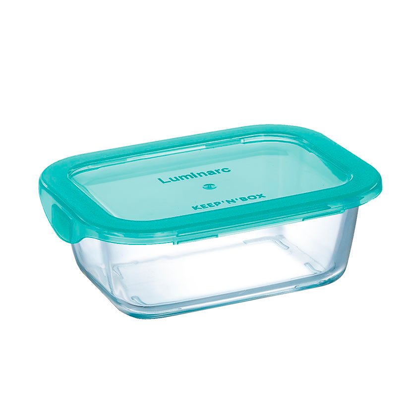 RECIP RECT C/T 38 CL Keep'n LAGON LUM Luminarc 120X85X40 Mm 380 Ml tarro táper - Imagen 2