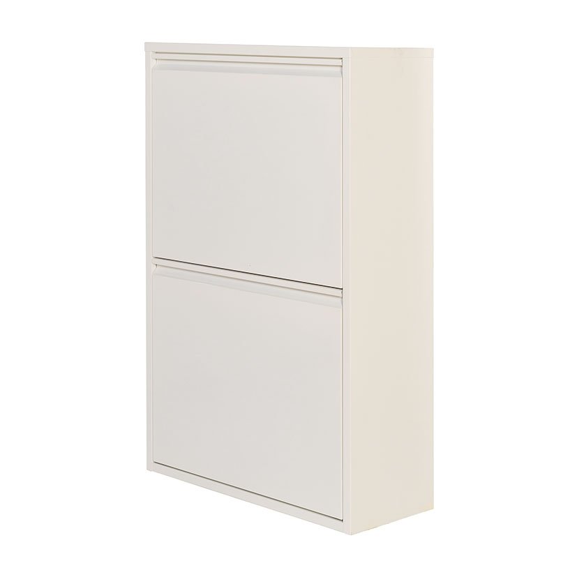 Armario Metalico Reciclaje 4 Blanco Jobgar cubo comunal - Imagen 2
