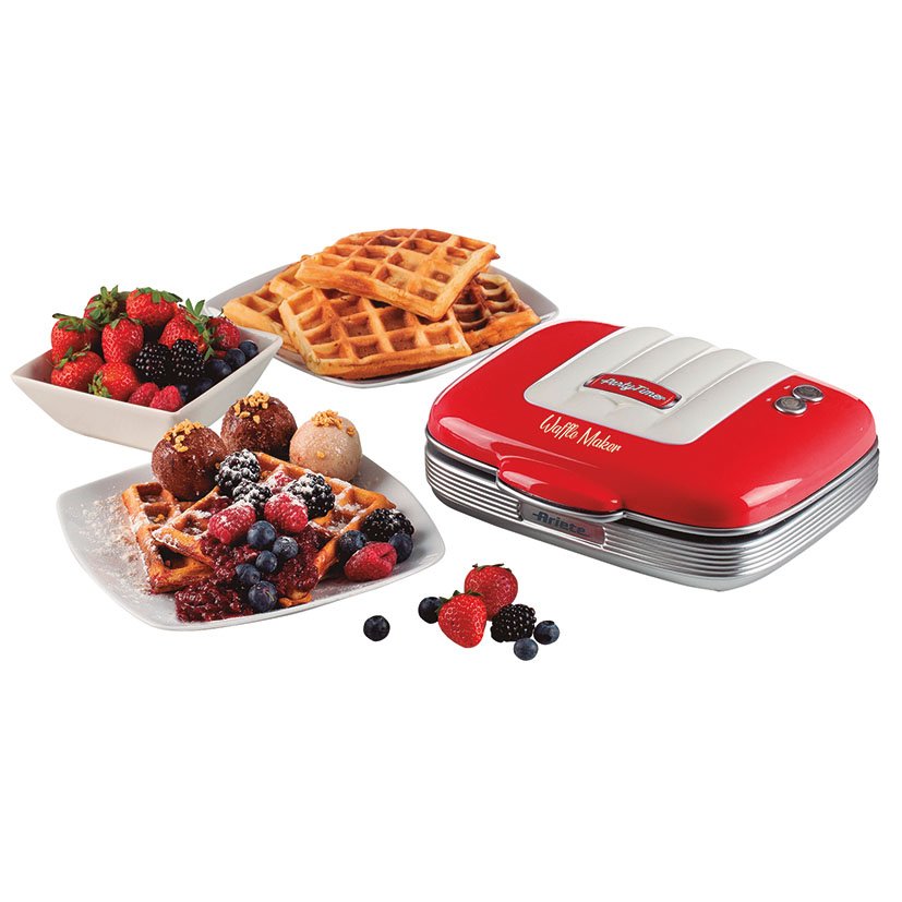 Gofrera PARTY TIME ROJA Ariete 700 W máquina pastelera - Imagen 2