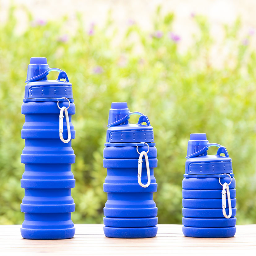Botella Plegable DE Silicona Innovagoods 7X13 500 Ml termo - Imagen 2