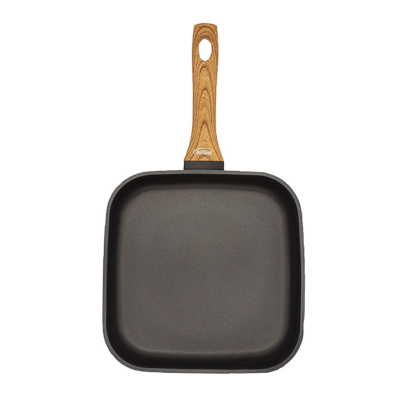 SERIE FORET Sarten CUADR 24 CM Inoxibar 24X24 Cm plancha grill - Imagen 2