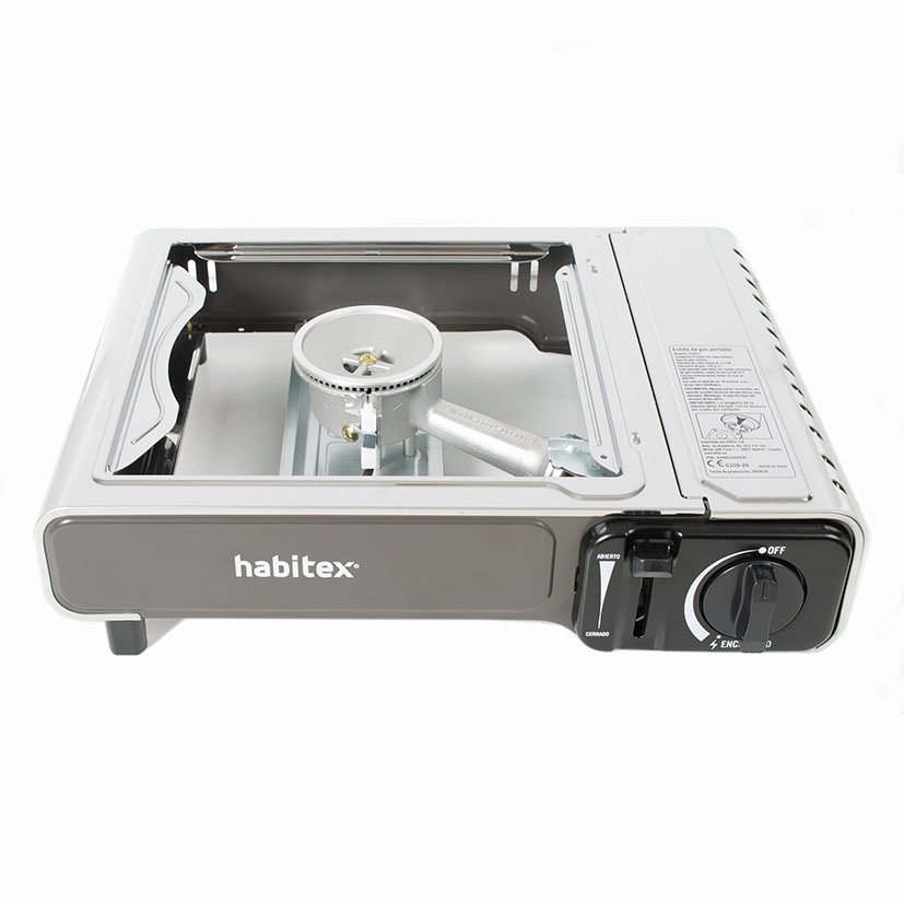 Cocina Camping GAS 1 FUEGO Habitex 3X28 4X11 hornillo lámpara - Imagen 2