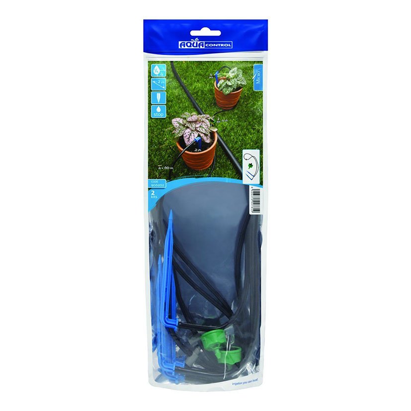 RIEGO GOTEO 1 KIT Gotero 4 L/h+mctubo+piq Aquacontrol 4 L kits - Imagen 4