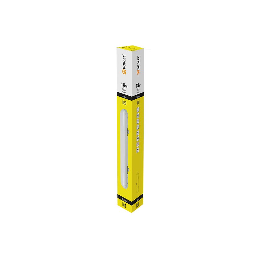 Lampara Estanca LED INTEG 18 W 4000K Duolec 18 W 76X600 Mm lámpara trabajo - Imagen 5