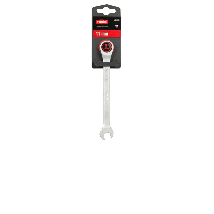 LLAVE Combinada Carraca 11 MM RATIO 11 MM llav vaso - Imagen 2