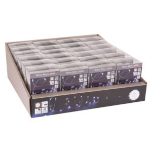 Iluminacion 160 Luces Bco.frio a Pilas 8 M Blanco