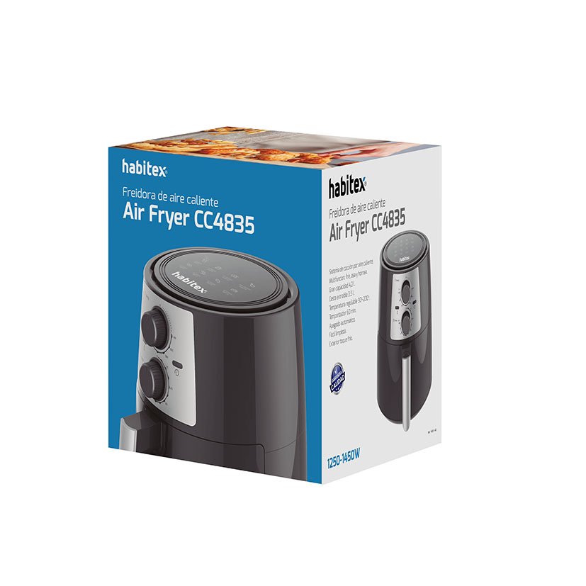 Freidora AIRE CC4835 CESTA 3,5 Litros Habitex 35X26X30 5X12 eléctrica 450 W - Imagen 3
