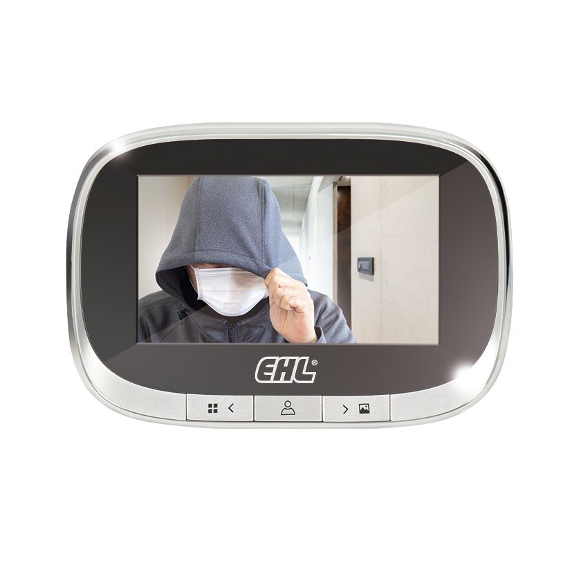 Mirilla Digital Pantalla 4,3" EHL 5X12 5X7 puerta ventana - Imagen 2