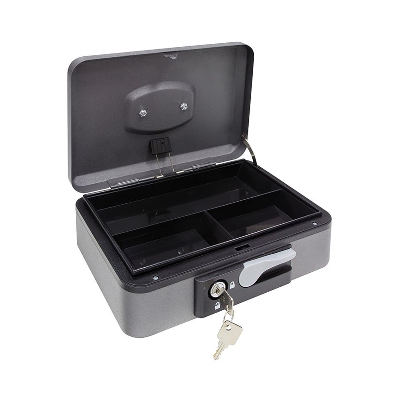 CAJA Caudales POP UP GRAF 250X180XH90 MM Arregui 250X180X90 Mm 25X18X9 Cm Gris cajita hucha - Imagen 2