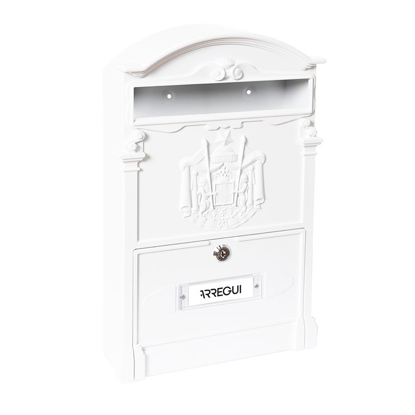 Buzón Aluminio RESID 26X9XH42 CM BLCO Arregui 26X9X42 Cm Blanco buzon exterior - Imagen 5