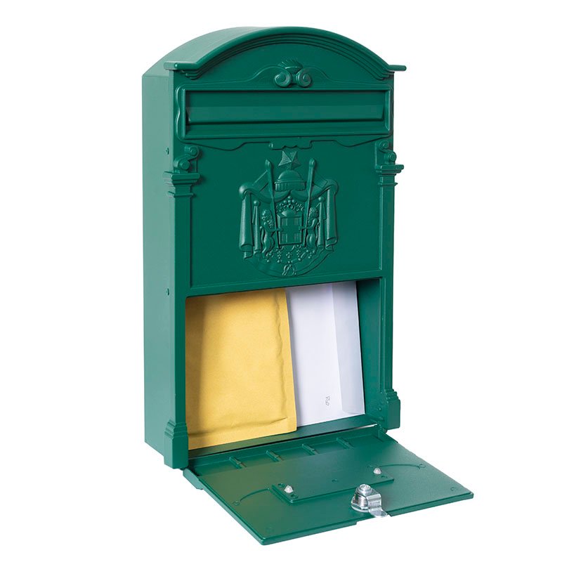 Buzón Aluminio RESID 26X9XH42 CM VERDE Arregui 26X9X42 Cm buzon exterior - Imagen 2