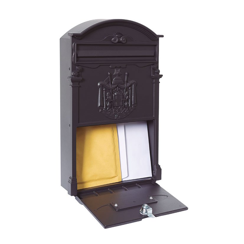 Buzón Aluminio RESID 26X9XH42 CM NEGRO Arregui 26X9X42 Cm buzon exterior - Imagen 2