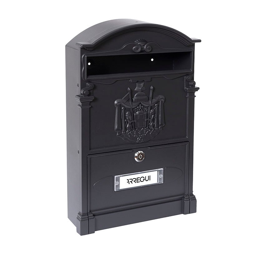 Buzón Aluminio RESID 26X9XH42 CM NEGRO Arregui 26X9X42 Cm buzon exterior - Imagen 5