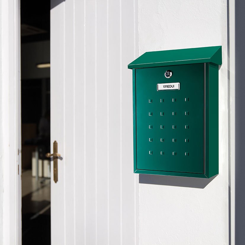 Buzón Exterior ACERO Premium VERDE Arregui buzon - Imagen 4