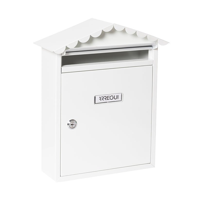 Buzón MOD VISIT Blanco 26X9XH36 CM Arregui 26X9X36 Cm buzon exterior - Imagen 5