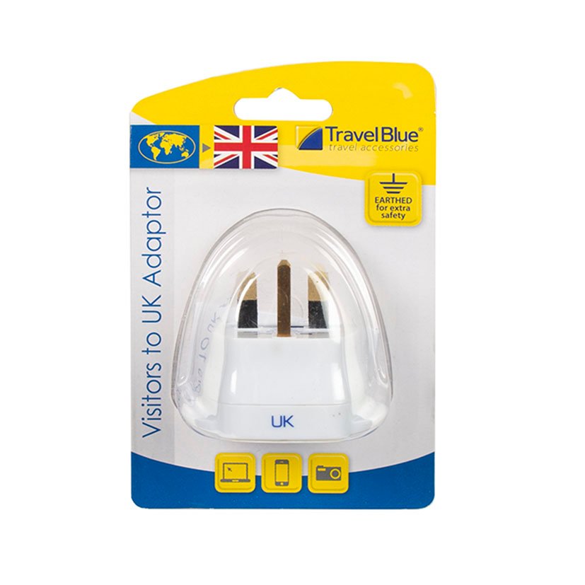 Adaptador VIAJE P/ Viajar A REINO UNIDO Travelblue clavija bas - Imagen 4