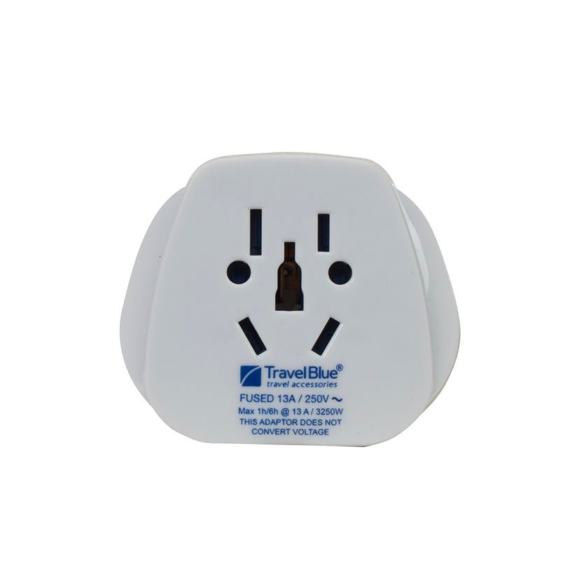 Adaptador VIAJE P/ Viajar A REINO UNIDO Travelblue clavija bas - Imagen 2