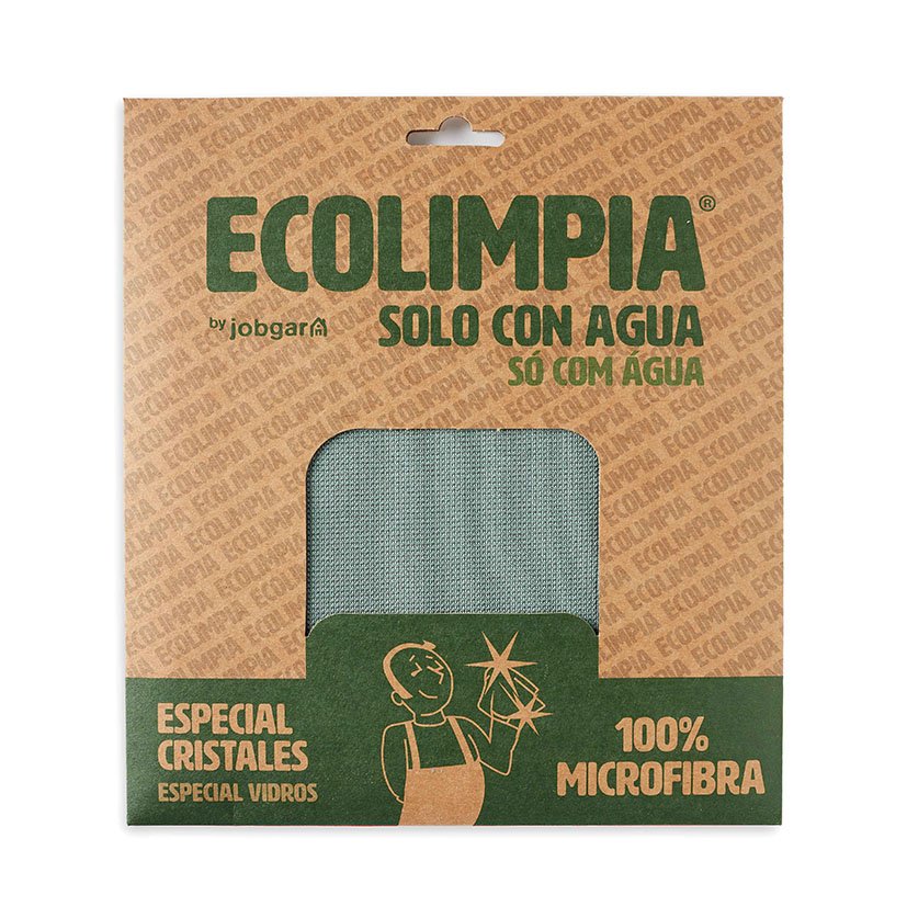 Bayeta Ecolimpia Cristales 50X40 VERDE 50X40 Cm limpieza - Imagen 6
