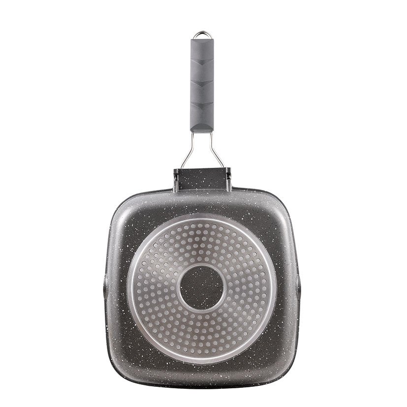 S ORION Asador ALUM Forjado 24X24 CM Bergner 24X24 CM sarten plancha - Imagen 4